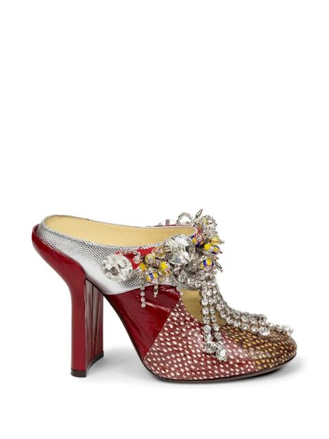 DRIES VAN NOTEN embellished mules - Neutrals - zdjęcie produktu nr 1