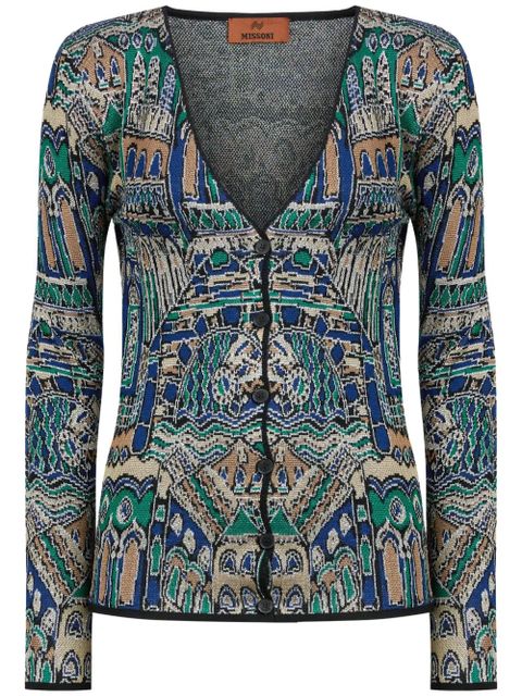 Missoni Multicolor pattern cardigan - Green - zdjęcie produktu nr 1