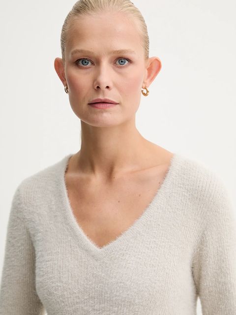 Morgan sweter MOOVE1 damski kolor szary MOOVE1