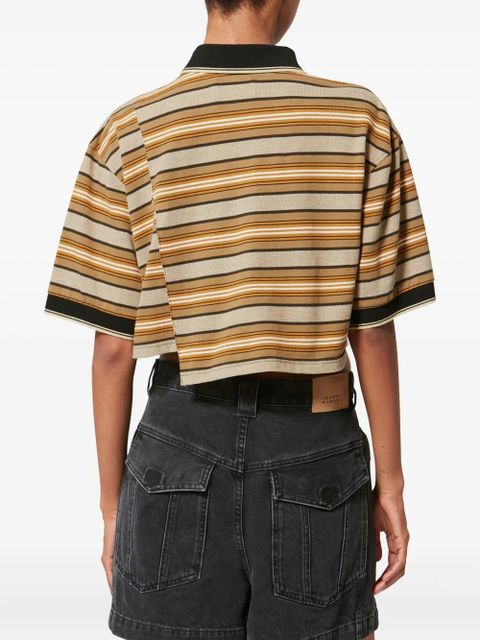 MARANT ÉTOILE Isalyne striped top - Neutrals