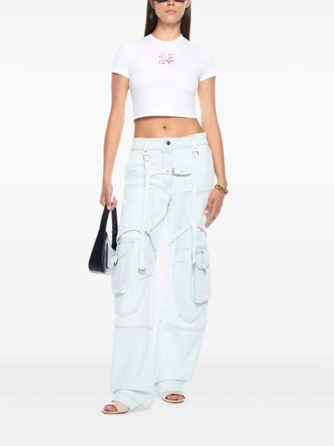 Off-White multiple-pocket cargo jeans - Blue - zdjęcie produktu nr 2
