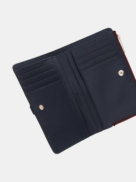 Tommy Hilfiger portfel damski kolor bordowy AW0AW17752