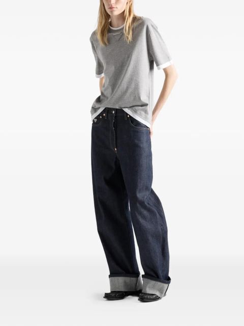 Prada cotton jersey T-shirt - Grey - zdjęcie produktu nr 2