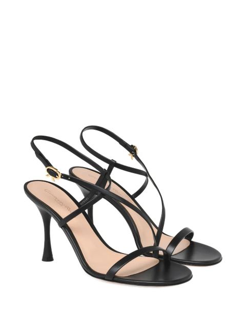 Gianvito Rossi 70mm Ascent cross-over sandals - Black