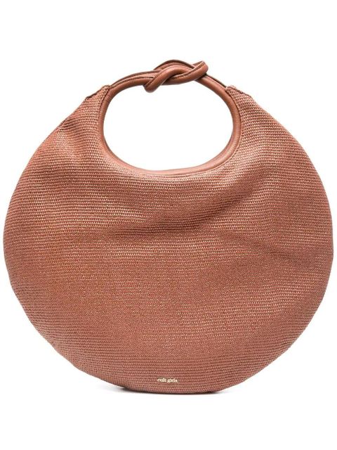 Cult Gaia Adina raffia shoulder bag - Brown - zdjęcie produktu nr 1