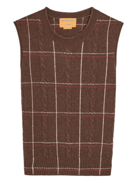 Guest In Residence cable-knit top - Brown - zdjęcie produktu nr 1