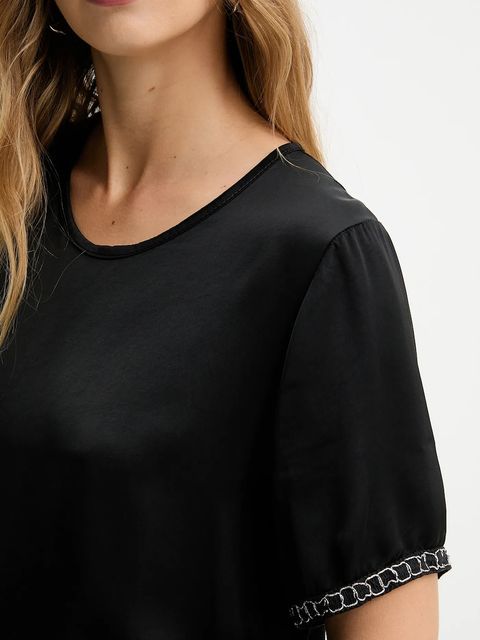 Answear.LAB sukienka kolor czarny midi prosta