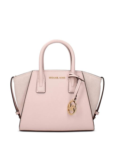 Michael Kors suede-panelled leather tote bag - Pink - zdjęcie produktu nr 1
