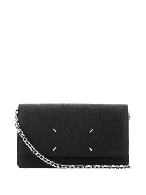 Maison Margiela four-stitches leather wallet - Black