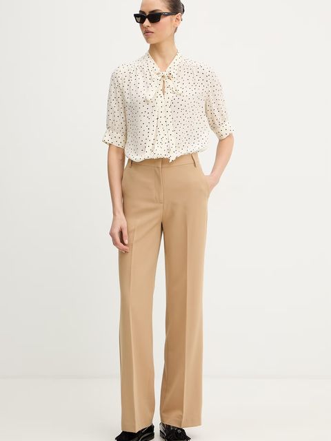 Luisa Spagnoli bluzka z dodatkiem jedwabiu Barcolana