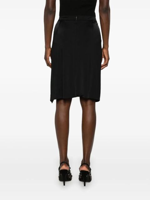 TOM FORD wrap jersey mini skirt - Black