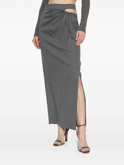 Max Mara Navona midi skirt - Grey
