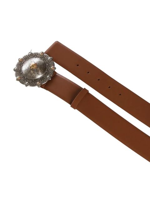 PINKO embellished leather belt - Brown - zdjęcie produktu nr 2