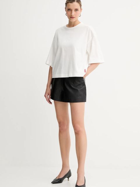 MAX&Co. t-shirt bawełniany damski kolor biały 2526976023200 - zdjęcie produktu nr 2