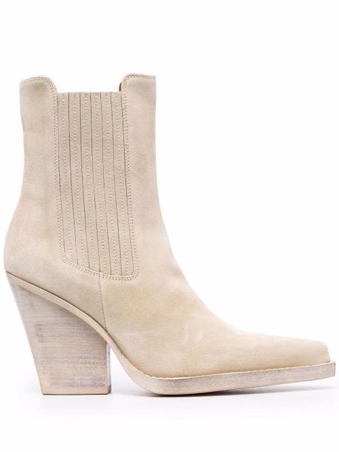Paris Texas 105mm Dallas comboy boots - Neutrals - zdjęcie produktu nr 1