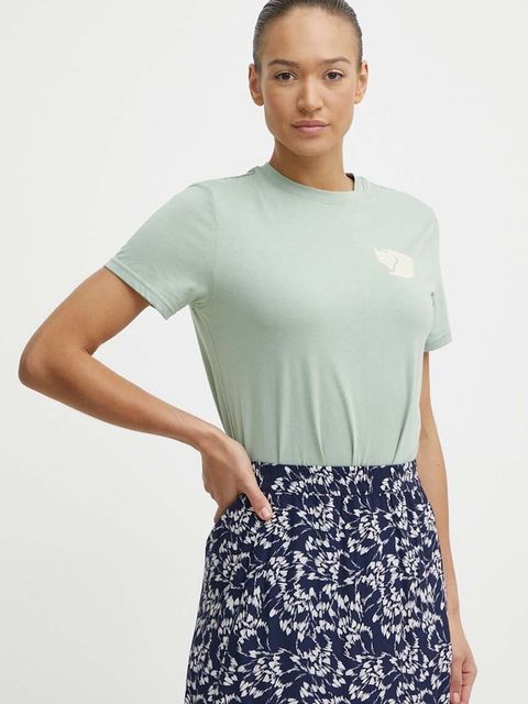 Fjallraven t-shirt Fox Boxy Logo - zdjęcie produktu nr 1