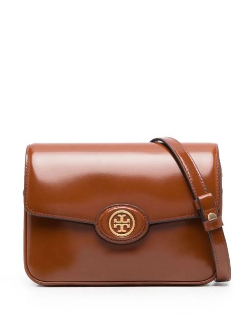 Tory Burch logo-plaque crossbody bag - Brown - zdjęcie produktu nr 1