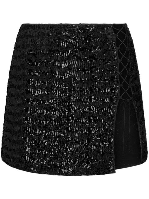 Oséree paillette-embellished miniskirt - Black - zdjęcie produktu nr 1
