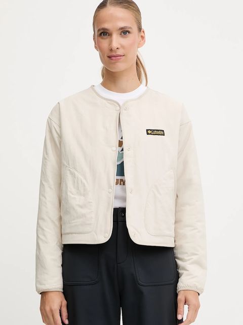 Columbia kurtka High Cascades Interchang kolor beżowy przejściowa oversize 2141501