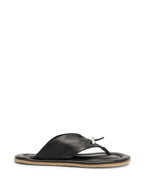 BY FAR Dashiel leather sandals - Black - zdjęcie produktu nr 1