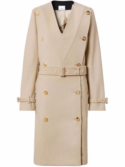 Burberry double-breasted trench coat - Neutrals - zdjęcie produktu nr 1