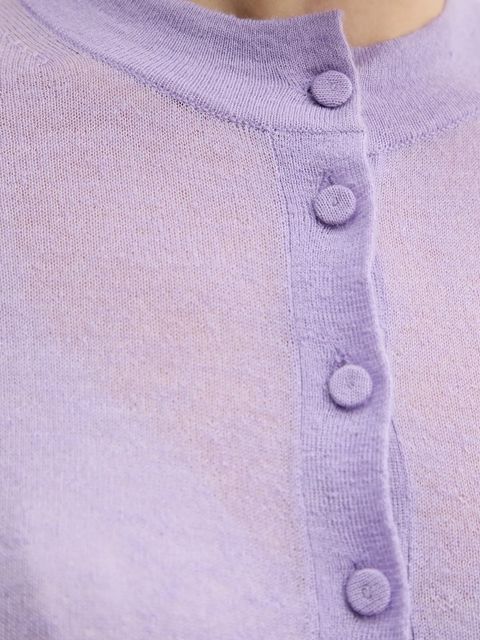 MAX&Co. kardigan z wełną kolor fioletowy lekki 2526346033200