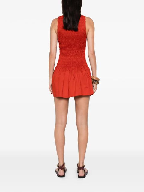 Faithfull the Brand Maria sleeveless mini dress - Red