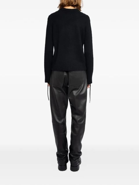 Zadig&Voltaire Malty sleeve tie sweater - Black - zdjęcie produktu nr 2