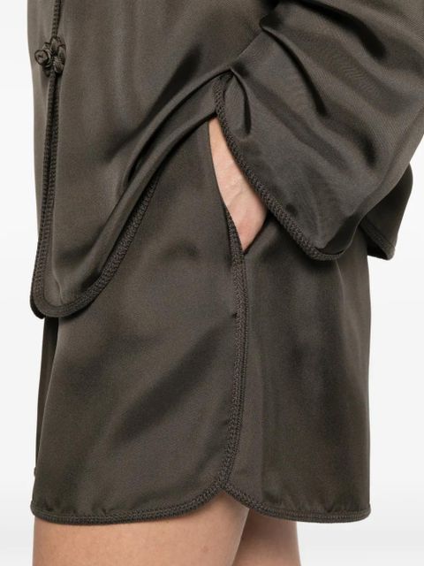 Róhe silk shorts - Brown