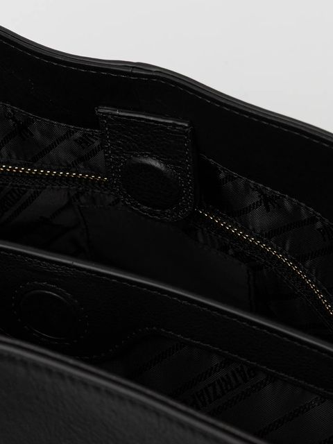 Patrizia Pepe torebka skórzana kolor czarny 2B0150 L162