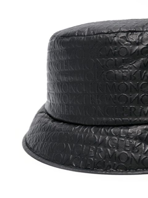 Moncler logo-print padded bucket hat - Black - zdjęcie produktu nr 2