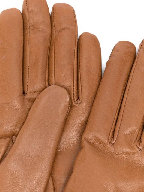 Max Mara leather gloves - Brown - zdjęcie produktu nr 2