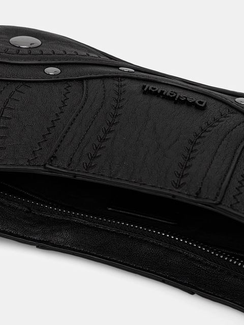 Desigual torebka EMBRO PATCH ALSACIA B kolor czarny 25WAXPA9