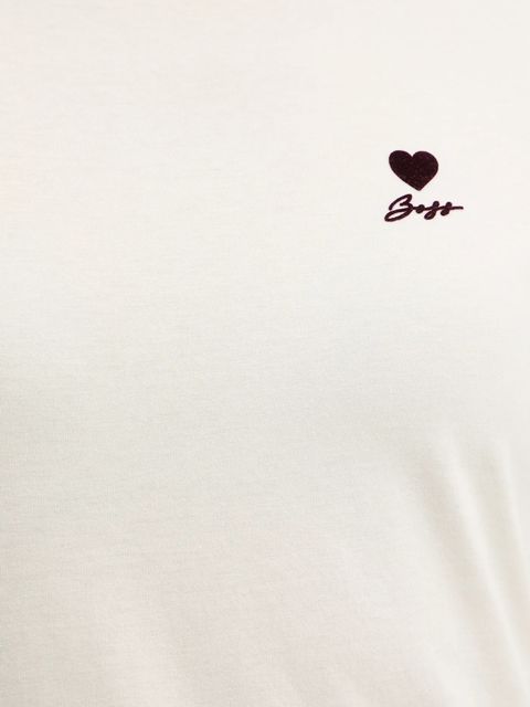 BOSS Orange t-shirt bawełniany C Elove 1 damski kolor beżowy 50556994