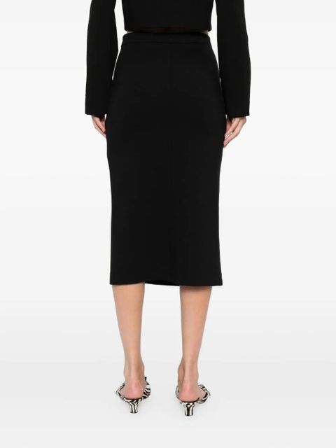 PINKO Giardiniera midi skirt - Black