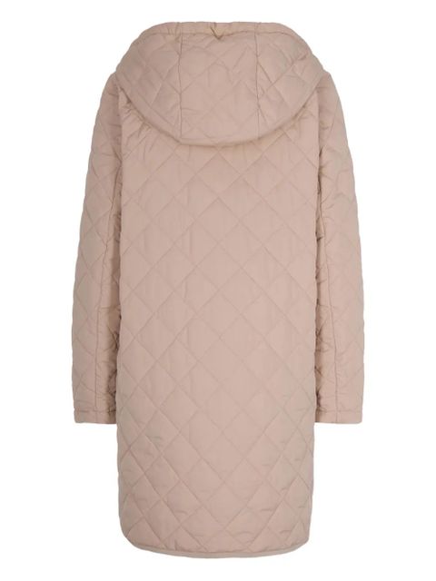 Max Mara Erio quilted hooded coat - Neutrals