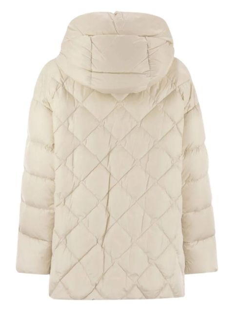 Max Mara quilted hooded jacket - Neutrals