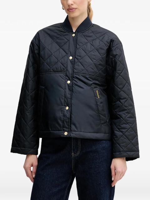 Barbour quilted buttoned jacket - Blue - zdjęcie produktu nr 1