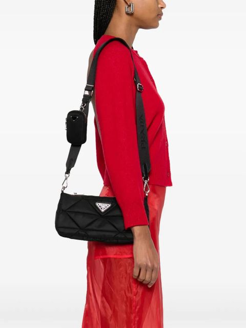 Prada padded Re-Nylon cross body - Black