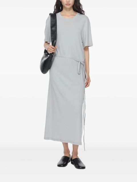 LEMAIRE belted t-shirt dress - Grey - zdjęcie produktu nr 2