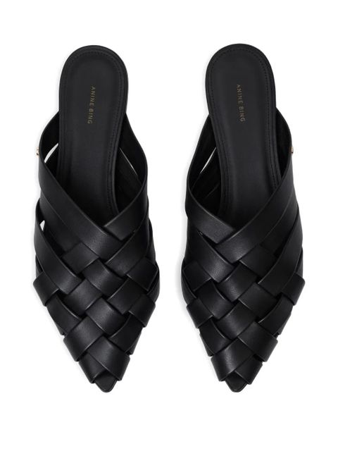 ANINE BING Eve mules - Black