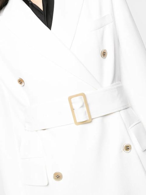 Golden Goose double-breasted belted blazer - White