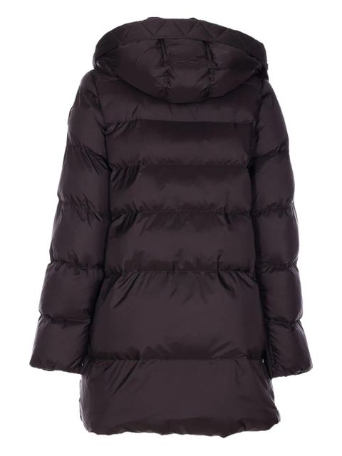 PINKO padded removable-hood coat - Grey