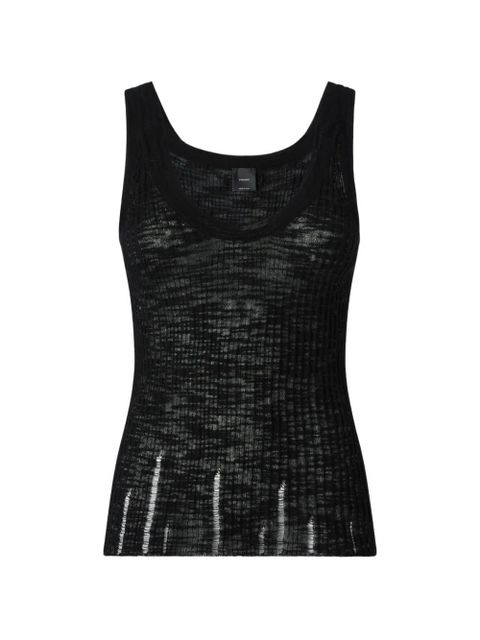 PINKO ribbed top - Black - zdjęcie produktu nr 1