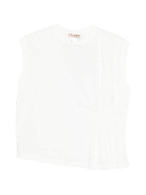 TWINSET sleeveless T-shirt - White - zdjęcie produktu nr 1