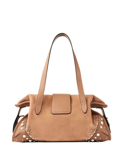 Jimmy Choo Bar Filo studded top-handle tote bag - Brown - zdjęcie produktu nr 2