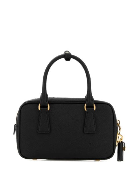 Prada mini Galleria leather top-handle tote bag - Black - zdjęcie produktu nr 2