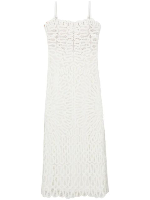 Simkhai sleeveless lace midi dress - White - zdjęcie produktu nr 1