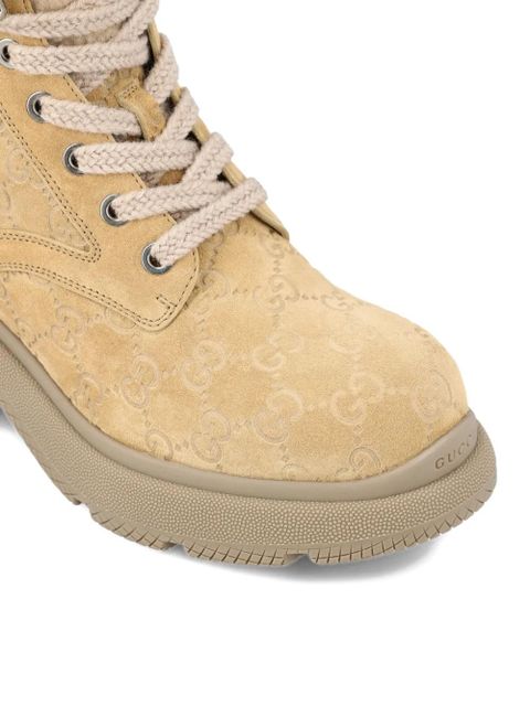 Gucci 35mm lace-up ankle boots - Neutrals - zdjęcie produktu nr 2