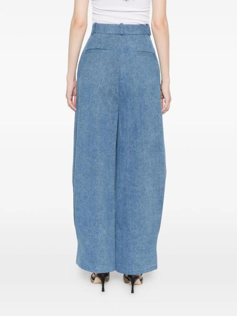 Rowen Rose high-waist carrot jeans - Blue